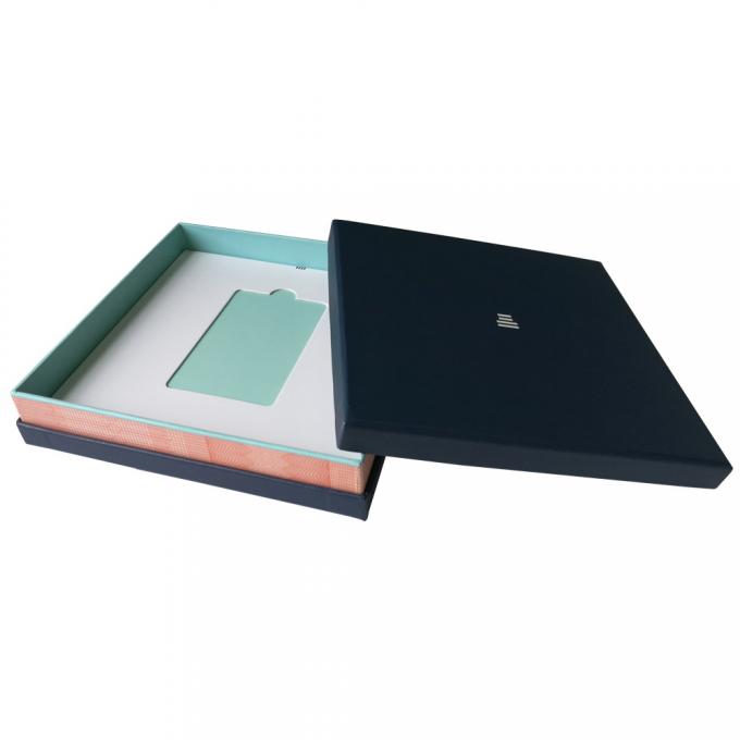 ODM Logo Duplex Board Lid And Base Boxes Acrylic Paper Perfume Packaging 1